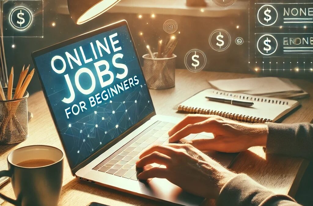 A person working on a laptop at home, representing the best online jobs for beginners to earn $1000 per month.