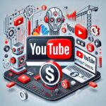 A visually appealing guide on earning money from YouTube without creating videos, featuring monetization strategies and content repurposing ideas.